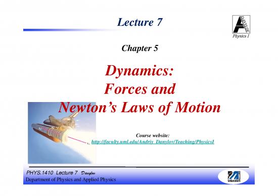 picture_Dynamics Physics Pdf 158405 | Prelecture7ch5f17forces