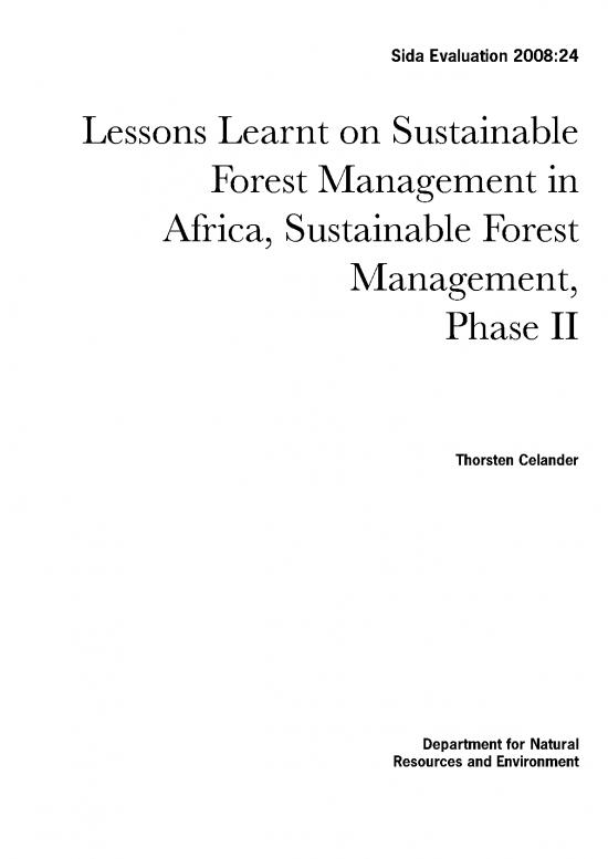 picture_Forest Resources Pdf 158978 | Sida46236en Lessons Learnt On Sustainable Forest Management In Africa Sustainable Forest Management Phase Ii