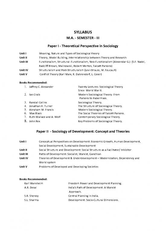picture_Syllabus   Iii Sem Socio