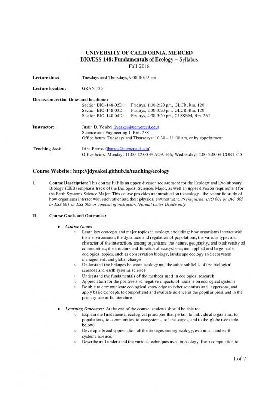 picture_Ecology Pdf 160677 | Syllabus Ecology2018