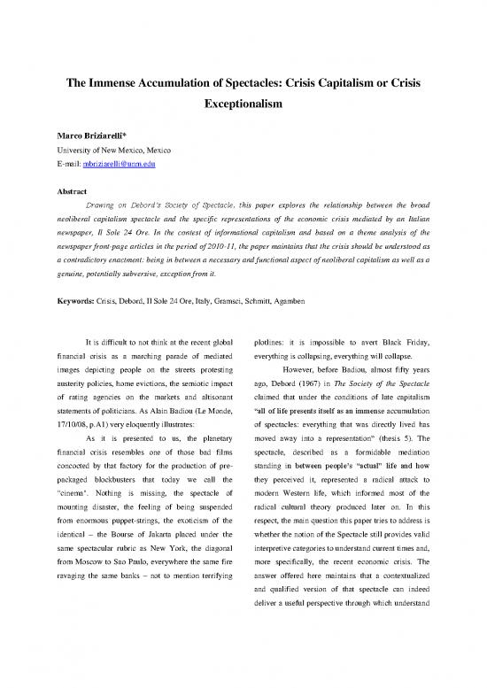 picture_Society Pdf 160222 | The Immense Accumulation Of Spectacles Crisis Capitalism Or Crisis Exceptionalism