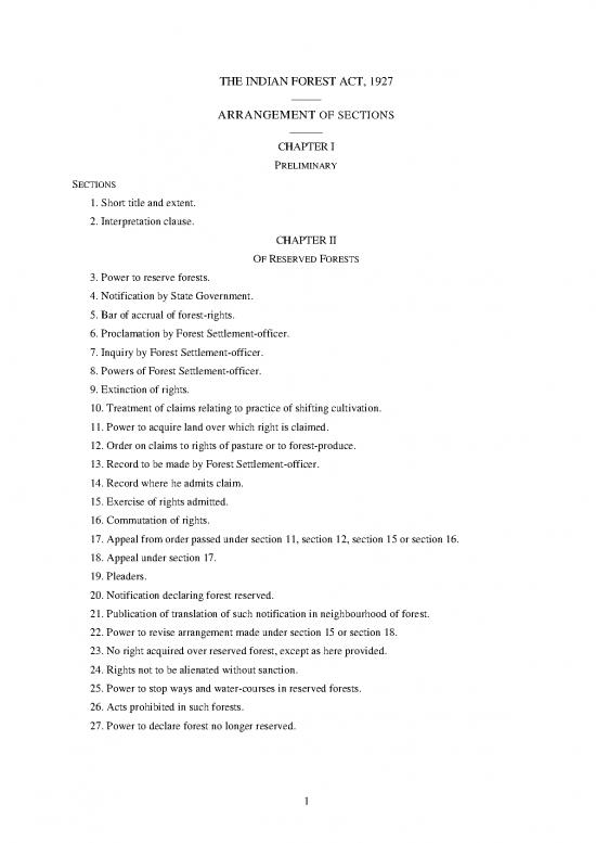 picture Forest Pdf 159370 | The Indian Forest Act, 1927