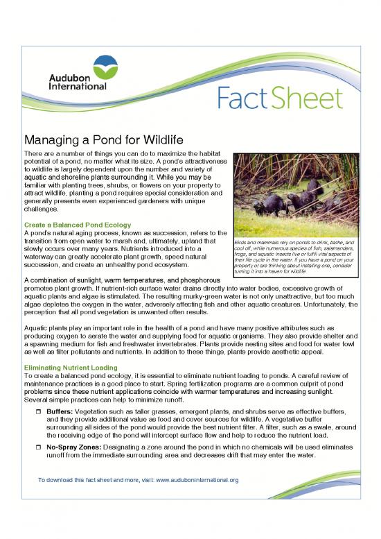 picture_Ecology Pdf 159571 | Whm Managing A Pond For Wildlife