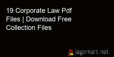picture 19 Corporate Law Pdf Files | Download Free Collection Files