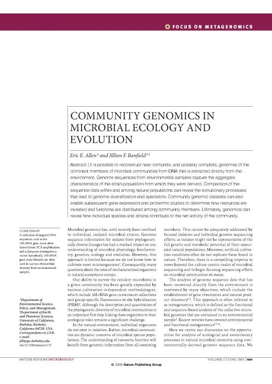 picture Community Ecology Pdf 161316 | 1038 Nrmicro1157