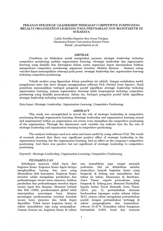 picture_Leadership Pdf 162555 | 186490 Id Peranan Strategic Leadership Terhadap Co