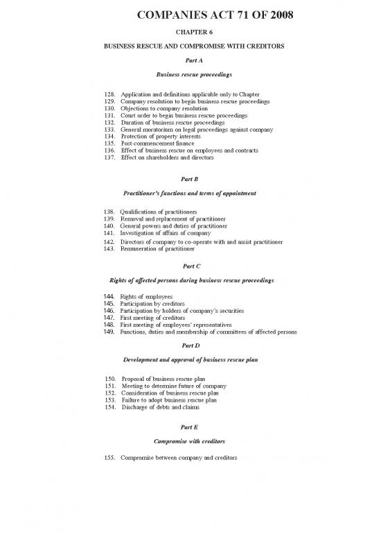 picture_Companies Act Pdf 161646 | 200219companies Act 71 Of 2008   Chapter 6  Business Rescue And Compromise With Creditors