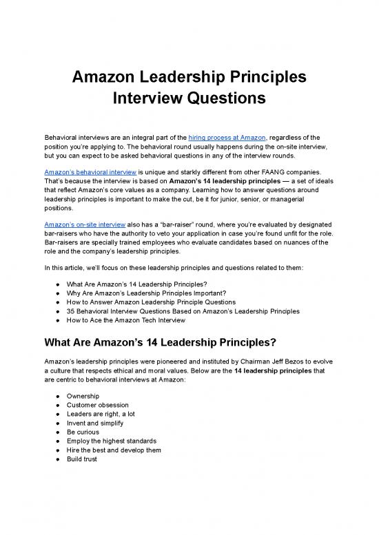 picture_Leadership Pdf 162502 | 620398a80c3fed65e4e82ee9 Amazon Leadership Principles Interview Questions