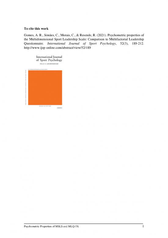 picture Leadership Pdf 163284 | 7 Artigo Lideranca Emld Mlq R Gomes Et Al Ijsp Versao Reposit