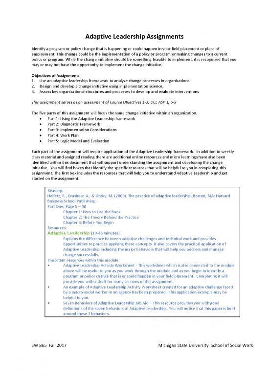 picture Leadership Pdf 163166 | Adaptive Leadership Assignment Ncwwi Special Collection