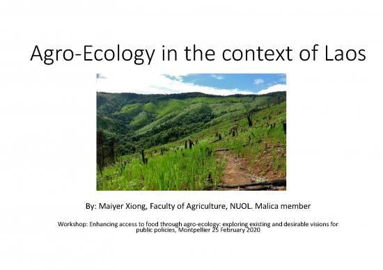picture_Agro Ecology Pdf 161370 | Agro Ecology In The Context Of Laos 17 2 2020
