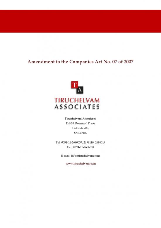 picture Companies Act Pdf 162192 | Amendment Of The Companies Act 07 2007
