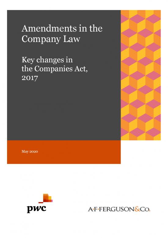 picture Companies Act Pdf 162127 | Amendments In The Company Law
