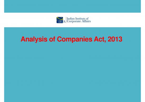 picture Companies Act 2013 Pdf 161522 | Analysis Of Companies Act, 2013