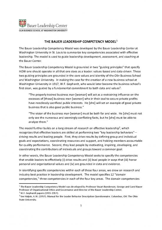 picture Leadership Pdf 163200 | Bauer Leadership Competency Model Whitepaper