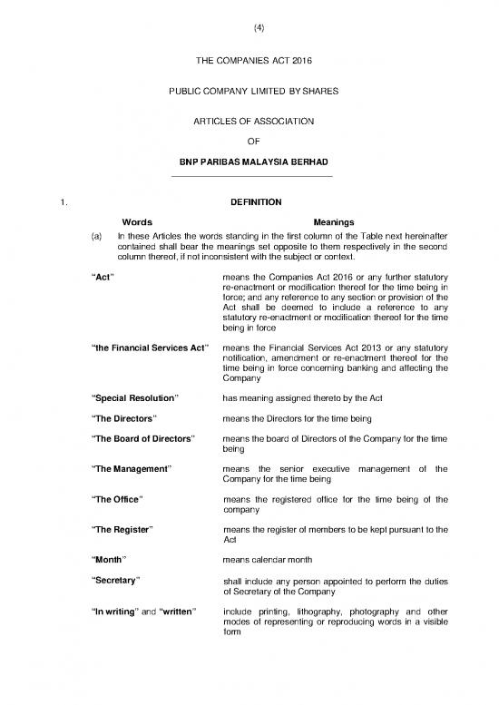 picture Companies Act 2013 Pdf 161432 | Bnpp My Articles Of Association 1