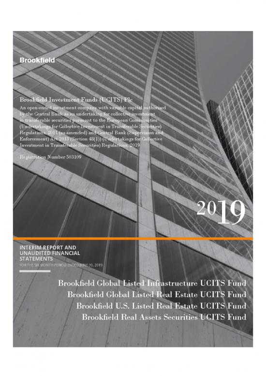 picture_Brookfield Investment Fund Ucits Plc June 2019