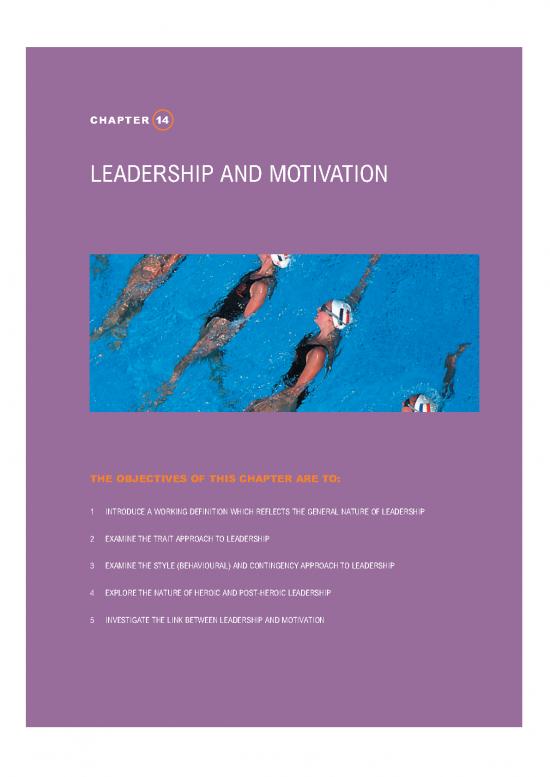 picture Leadership Pdf 163180 | Chapter 14   Leadership And Motivation