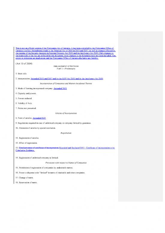 picture Companies Act 2013 Pdf 162102 | Companies Act 2004  With 2013 And 2017 Amendments And Sipp And Insolvency Amendments