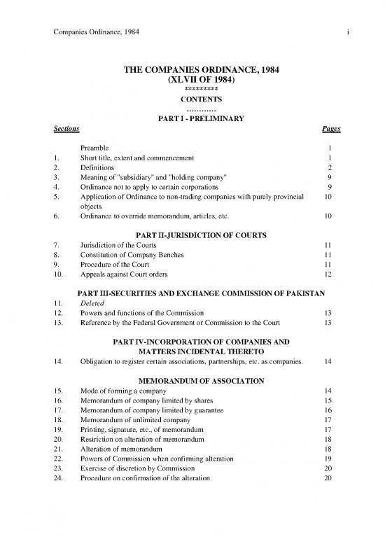 picture_Company Constitution Sample Pdf 162047 | Companies Ordinance, 1984