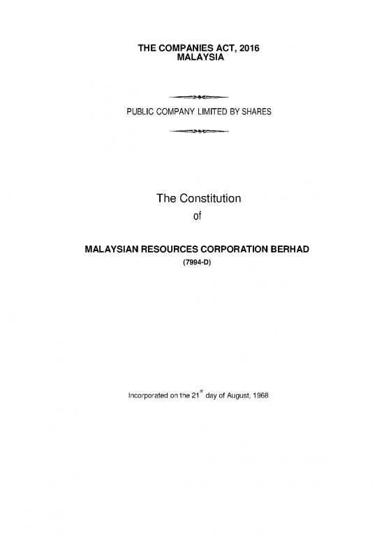 picture Companies Act 2016 Pdf 162004 | Constitution
