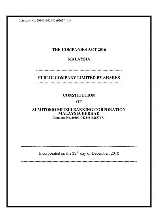 picture Companies Act 2016 Pdf 162167 | Constitution(1nov2019)