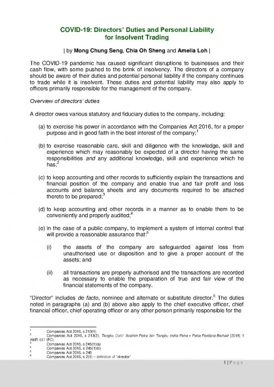 picture_Companies Act 2016 Pdf 162040 | Covid 19 Directors&rsquo; Duties And Personal Liability 20200428