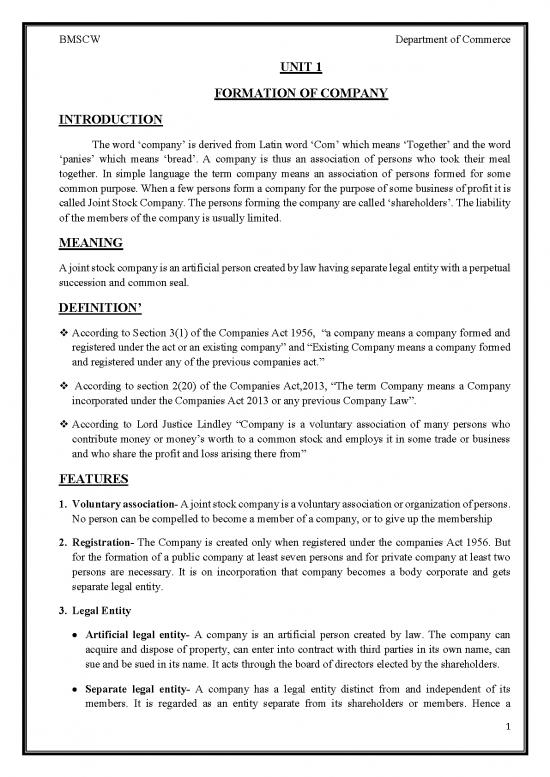 picture Companies Act Pdf 161833 | Csa Unit 1