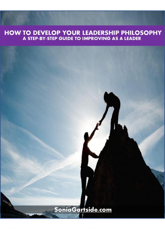 picture_Leadership Pdf 163427 | Developing Your Leadership Philosophy Guide