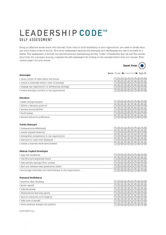 picture Leadership Pdf 163080 | Leadership Code Self Assessment