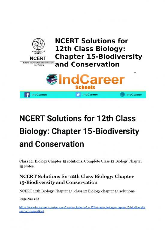 picture Ecosystem Pdf Notes 161237 | Ncert Solutions For 12th Class Biology  Chapter 15 Biodiversity And Conservation