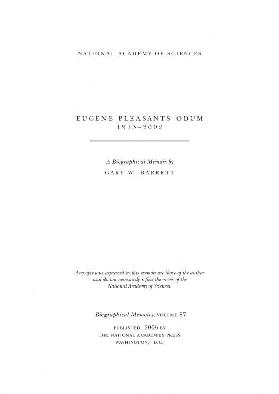 picture Ecology Book Pdf 161315 | Odum Eugene