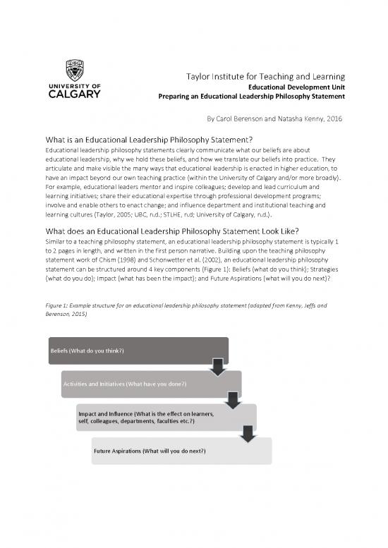 picture_Leadership Pdf 163163 | Preparing An Educational Leadership Philosophy Statement Handout Cb Nov 30 20161