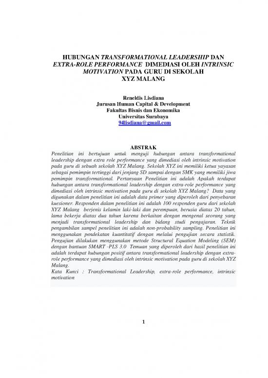 picture Leadership Pdf 163300 | Reneldis Lisdiana Hubungan Transformational Leadership 2019