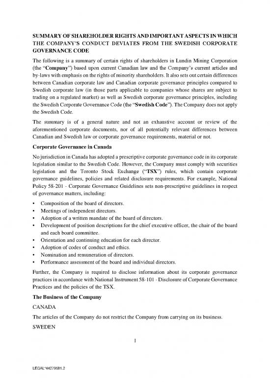 picture Corporate Governance Pdf 161591 | Sh Rights And Key Differences Canadian Sweden