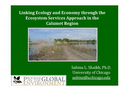 picture Ecology Pdf 161084 | Shaikhsabina Linkingecologyandeconomythroughtheecosystemservices