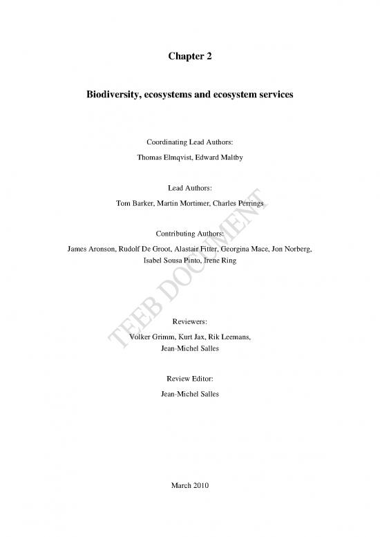 picture Ecosystem Services Pdf 161188 | Teeb Chapter2