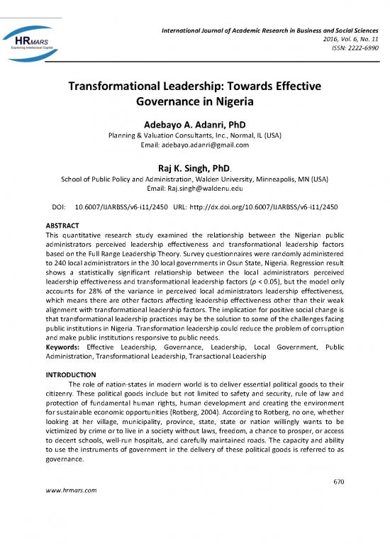 picture_Leadership Pdf 162516 | Transformational Leadership Towards Effective Governance In Nigeria