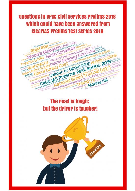 picture_Upsc Prelims 2018 Vs Clearias Prelims Test Series 2018 Questions