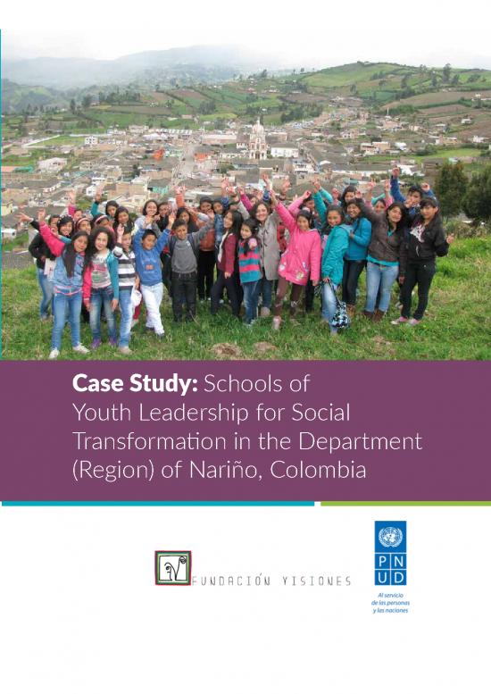 picture1_Leadership Pdf 164473 | 16   Case Study   Schools Of Youth Leadership (narino, Colombia)