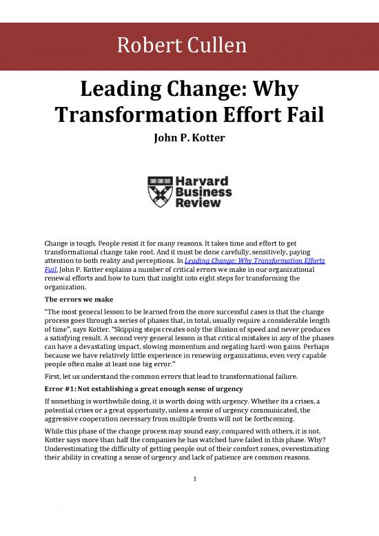 picture_Leading Change John Kotter Pdf 164968 | 2014 12 23 Law Article Summary02 Leading Change Why Transformation Effort Fail By John  Kotter Fin