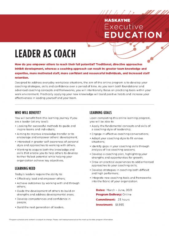 picture_The Leader In You Pdf 164858 | 20 Exeed Leaderascoach Courseprogram Winter2021