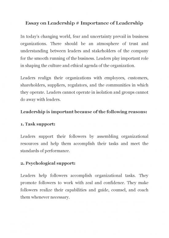 picture Leadership Pdf 164105 | 500 Word Essay On Leadership