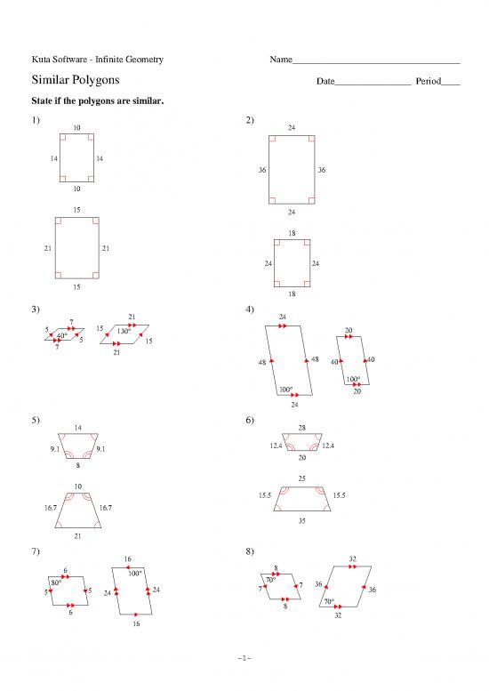 picture Geometry Pdf 166076 | 7 Similar Polygons