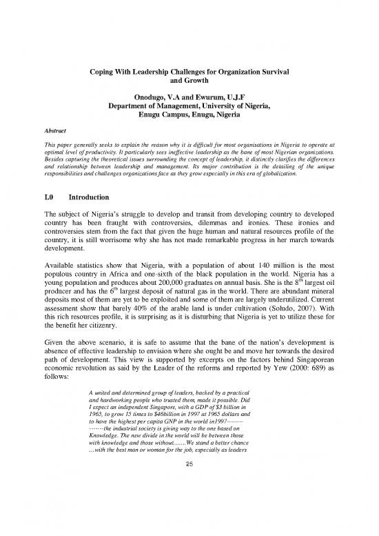 picture1_Leadership Pdf 164418 | Coping With Leadership Challenges For Organization Survival And Growth 2315 7844 1 118