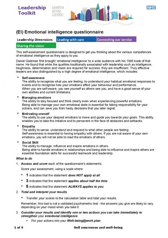 picture1_Leadership Pdf 163750 | Emotional Intelligence Questionnaire Lal1