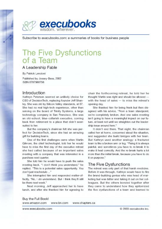 picture1_Leadership Pdf 165319 | Five Dysfunctions