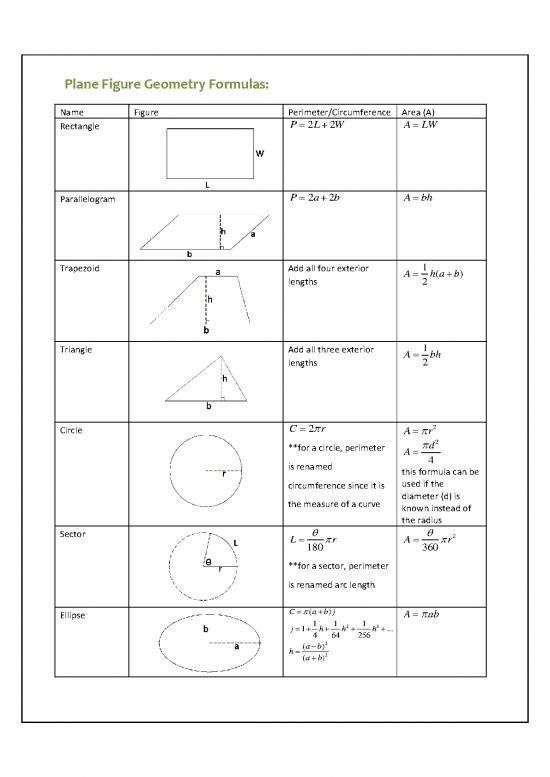 picture1_Geometry Pdf 166103 | Geometry Formulas