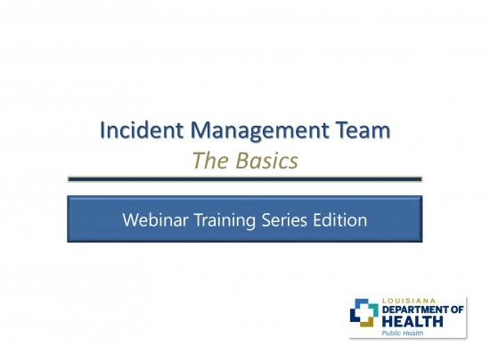 picture_Management Team Pdf 164966 | Incident Management Team The Basics
