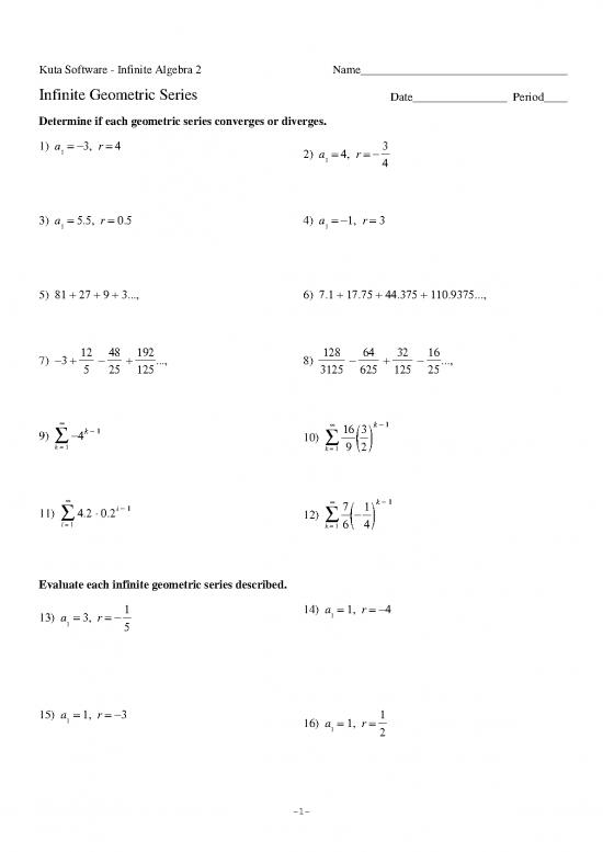 picture_Infinite Geometric Series